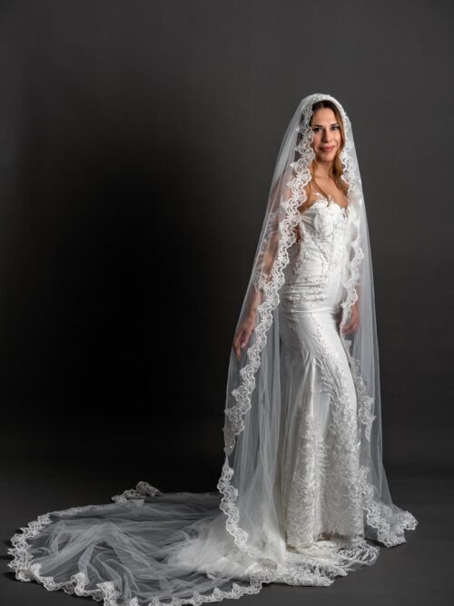 πέπλο νυφικού 7001