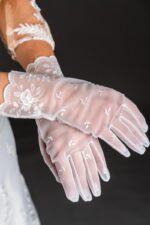 νυφικά γάντια 7007