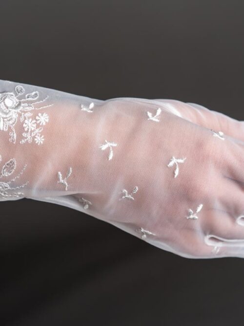 νυφικά γάντια 7007